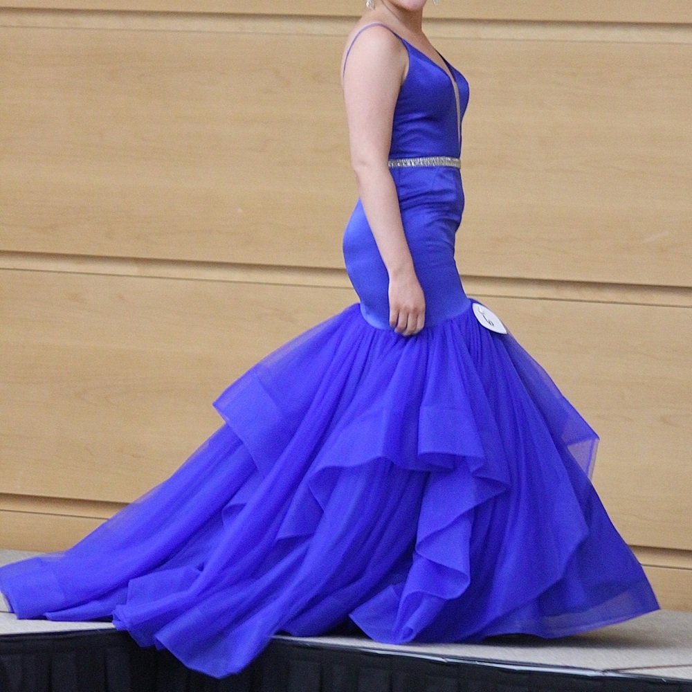 Angela & Alison Vibrant Blue Dress